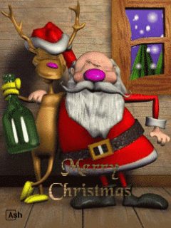 Logo Animé GSM Gratuit Noel - Merry Christmas