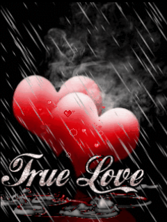 Logo animé mobile gratuit - True Love