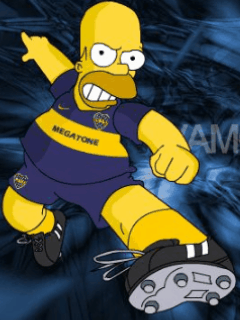 logo animé gratuit foot - Football Simpson