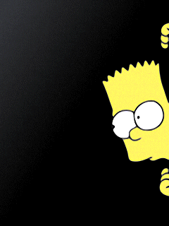 Fond écran Animé Gratuit Pour Mobile Bart Simpson